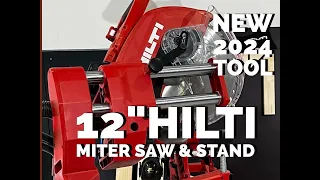 Hilti 12" Cordless Miter Saw |  2024 New tool