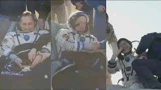 Soyuz MS-07 landing