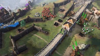 Age of Empires 4 - 4v4 TITANIC SIEGE | Multiplayer Gameplay
