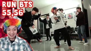 BTS Karaoke is always chaotic! - RUN BTS 55 56 Reaction