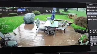 Neighbor shares security footage of Trumbull County tornado