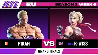 PiKaH (Geese) vs Noble K-Wiss (Lidia/Hwoarang) - ICFC EU: Season 2 Week 6 - Grand Finals