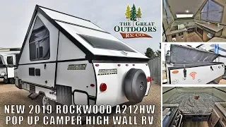 New 2019 FOREST RIVER ROCKWOOD A212HW Pop Up Hard Side Camper RV Lightweight for Sale Colorado