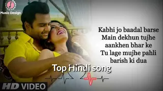 kabhi jo baadal barse Hindi song from the 2013 Bollywood / Arijit singh & sherya Ghoshal /