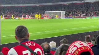 Arsenal Last Minute Equalizer v C Palace - Fans Eye View - Lacazette