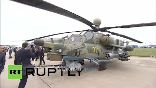 Russian Rotorcraft Maker Showcases UpgradedThe Russian Mi 28N Helicopter
