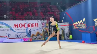 Alisa Medvedeva Ribbon Junior Moscow Championship 2023