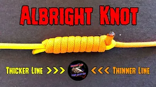 Tying Two Different Size Lines Together with an Albright Knot