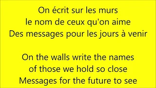 On Écrit Sur Les Murs - Kids United Nouvelle Génération - Paroles/English Translation