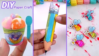 Easy Craft Ideas / DIY Miniature Crafts Idea / school hacks / mini craft / how to make / paper craft