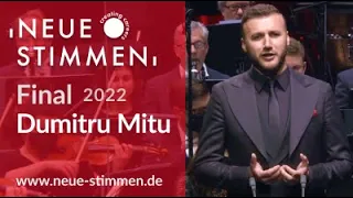 NEUE STIMMEN 2022 – Final: Dumitru Mitu sings "E lucevan le stelle", Tosca, Puccini