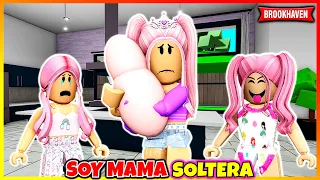 SOY MAMA SOLTERA Y SALE MAL 😱 Roblox Brookhaven rp Mini Pelicula (Historia de roblox)