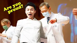 【港大醫科vlog】Attending white coat ceremony! Medical student vlog訪問醫科生在白袍典禮的經歷？白袍典禮的意義？ l