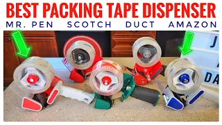 Best Packing Tape Dispenser Gun Mr. Pen, Duck, Amazon Basics, Scotch   How To Use