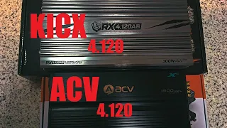 Выбор усилителя с одинаковой заявкой. KICX rx4.120 и ACV lx 4.120. Какой в итоге был мощнее на 50вт?