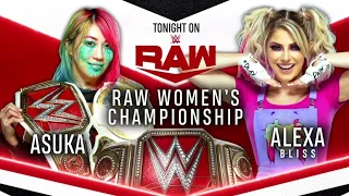 Asuka Vs Alexa Bliss Campeonato Femenino Raw - WWE Raw 25/01/2021 (En Español)