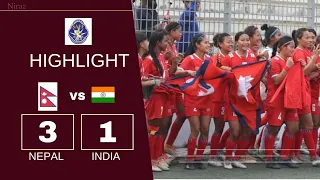 All goals Nepal vs India । HIGHLIGHTS । Saff U20 Women's Championship 2023