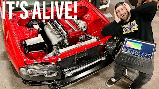 R34 Skyline FIRST START UP!! (RB30DET)