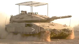 Израиль поставил на танки Merkava навесы от дронов