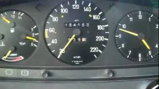 Mercedes W123 280E 0-100km/h.AVI