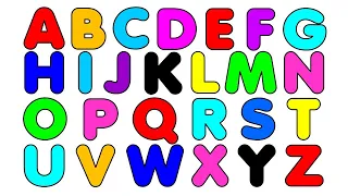 Learn ABCD Alphabets and numbers counting 123.Shapes for kids and Toddlers.ABC nursery rhymes - 134