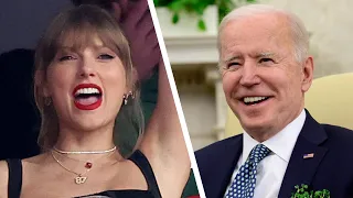 Biden brutally mocks conspiracy theorists after Taylor Swift's boyfriend wins Super Bowl