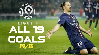 Ibrahimović |All 19 goals in ligue 1 | 14/15 | HD