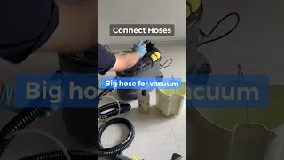 Karcher Puzzi 8/1 C - How to Connect Hoses