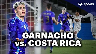 GARNACHO Y SU PRIMERA TITULARIDAD CON LA SELECCIÓN ARGENTINA 🔥 ASÍ FUE SU NOCHE vs. COSTA RICA ⚽