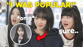 chaewon LIED about being popular in high school??