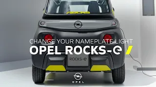 How to Replace Nameplate Light | Opel Rocks-e