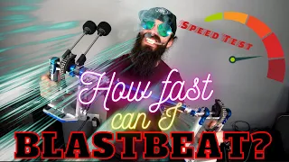 HOW FAST can I BLASTBEAT without LAUGHING?