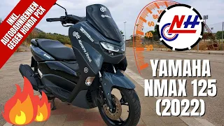 Yamaha NMAX 125 (2022) 🛵 Probefahrt, Walkaround, Soundcheck (DEUTSCH) 🛵 VLOG 343