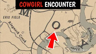 The only cowgirl encounter I missed until my 4th playthrough - RDR2