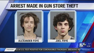 Gun store burglary suspects arrested