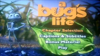 DVD Menu Walkthrough to A Bug's Life UK DVD (Request Video for A Smith and Marcus Miller)