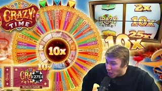 GETTING 10X CRAZY TIME WITH $275 ON IT! (INSANE WIN)