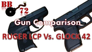 Gun Comparison - Ruger LCP and Glock 42