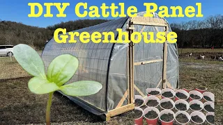 DIY Cattle Panel GREENHOUSE! Under 300 Bucks! Full Build!