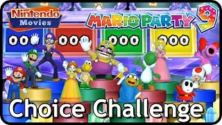 Mario Party 9 - Choice Challenge All Characters (Mario & Friends) Master Difficulty