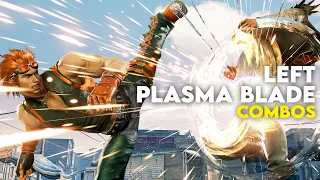 Hwoarang LEFT PLASMA BLADE Combos | TEKKEN 7