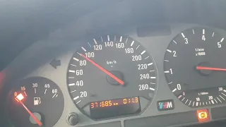 BMW E36 320i M52 acceleration 0-100