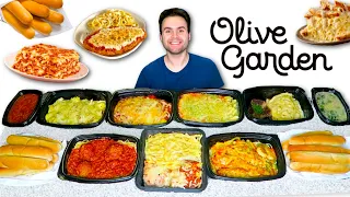 Trying Olive Garden's ENTREE MENU! $100 Taste Test!
