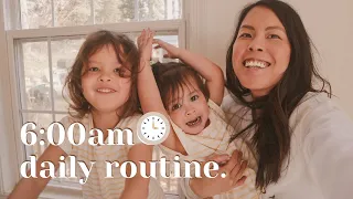 6AM Daily Routine with Two Toddlers | stay at home mom schedule