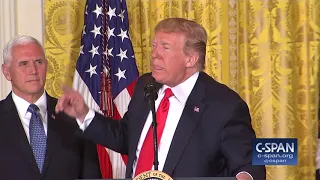 President Trump on establishing a Space Force (C-SPAN)