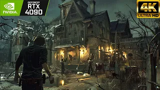 THE VILLA (PC) RTX 4090 Ray Tracing ULTRA Realistic Graphics [4K] Resident Evil 4