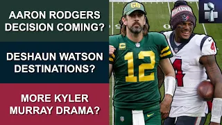 NFL Rumors On Aaron Rodgers, Deshaun Watson Trade Rumors, Kyler Murray And Franchise Tag News