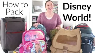 How to Pack for Disney World & Orlando, Florida - One Suitcase, Four Kids!