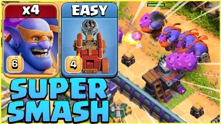 Th15 Super Bowler Attack Strategy With Flame Flinger - 4 Super Bowler - Best Th15 Attack Strategy
