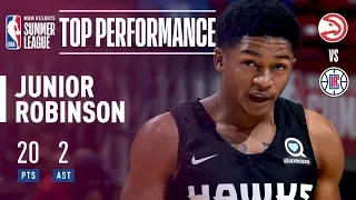 5'5" Junior Robinson Comes Up BIG for the Atlanta Hawks In The 2018 MGM Resorts Summer League